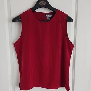 Notations Women's Bold‎ Red Tank Top Woman's Large